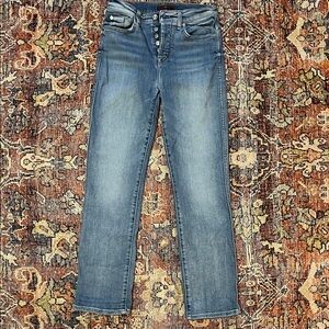 7 For All Mankind Blue Ankle Jeans
